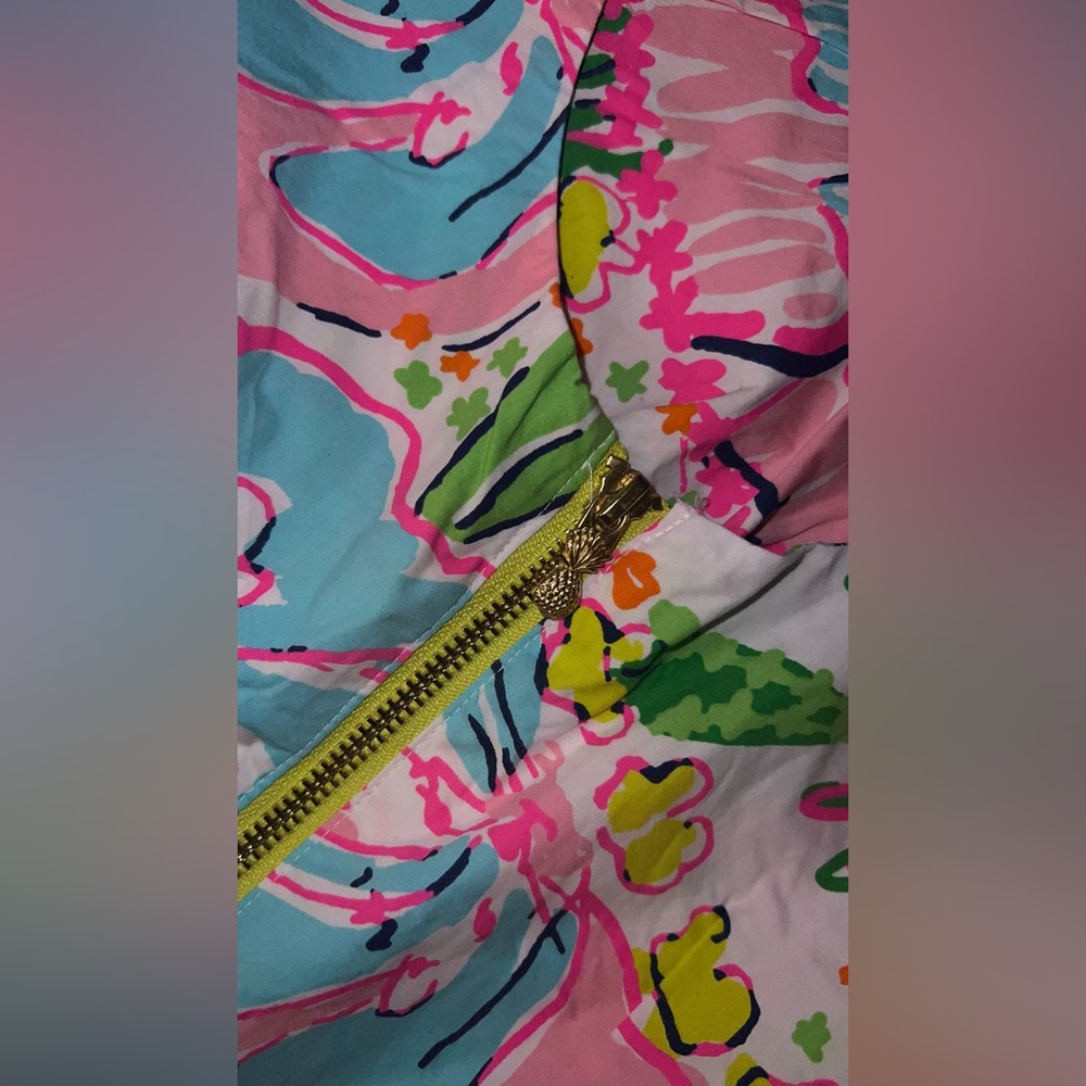 LILLY PULITZER |Target Nosey Posey Floral Shift Dress Sleeveless Size 8 - Picture 6 of 9